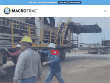 Tablet Screenshot of macrotrac.com